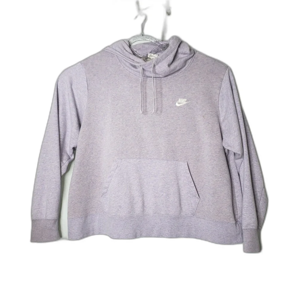 Nike Lavender Purple Hooded Hoodie Sweatshirt Womens Plus Size 2XL